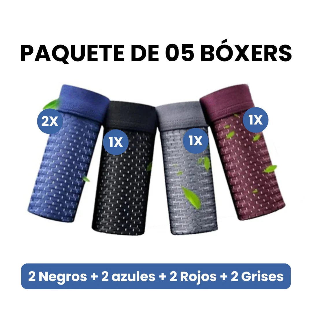 10 PIEZAS - Premium Bamboo Fiber Boxers - FREE SHIPPING