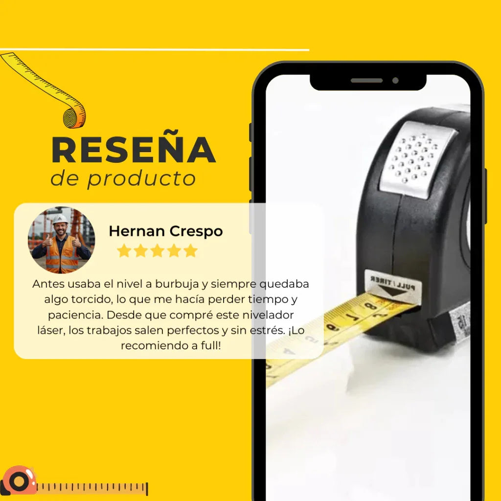 LaserLevel Level Meter + Gift Kit De Tornilladores y Llaves Tubo