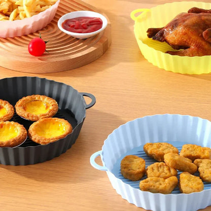 5 PIEZAS - SILICONE BASE FOR AIRFRYER