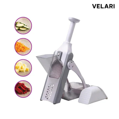 Velari™ 4 in 1 Cooking Mandolina – Chop, Grate and Cook Faster 