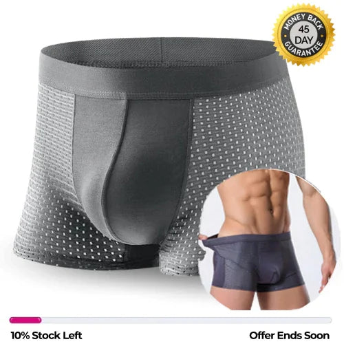 10 PIEZAS - Premium Bamboo Fiber Boxers - FREE SHIPPING 