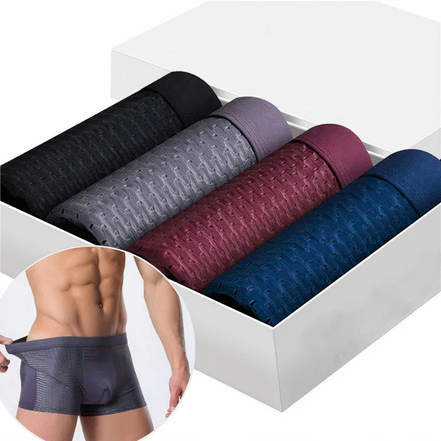 10 PIEZAS - Premium Bamboo Fiber Boxers - FREE SHIPPING 
