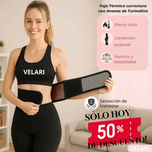 Velari™ Thermal Faja with Tourmaline – Relief and Lumbar Support 