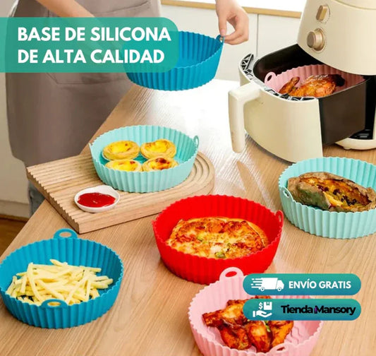 5 PIEZAS - SILICONE BASE FOR AIRFRYER
