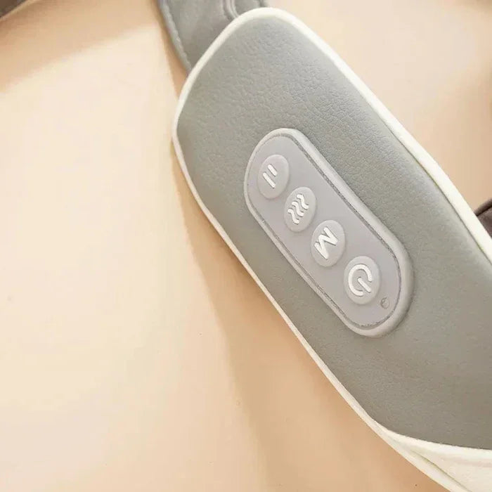 Massager for hips, shoulders and back with therapeutic heat 