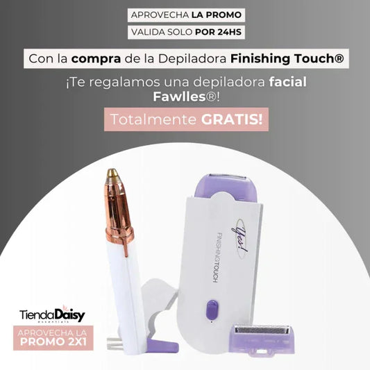 Fast and painless laser hair removal ✨ + REGALO facial epilator!