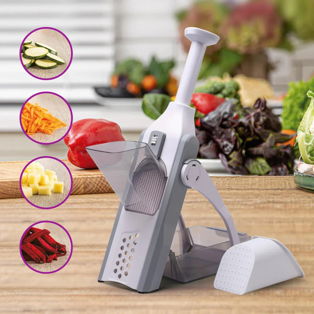 Velari™ 4 in 1 Cooking Mandolina – Chop, Grate and Cook Faster 